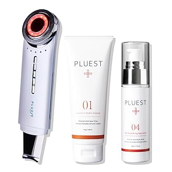 プルエスト クレンジング01 & 美容液04 4本セット Amazon | PLUEST クレンジングジェル 美容液 美顔器 セット